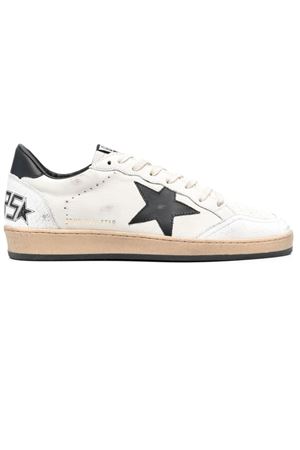 White and black Ball Star sneakers GOLDEN GOOSE | GMF00117F00377110283
